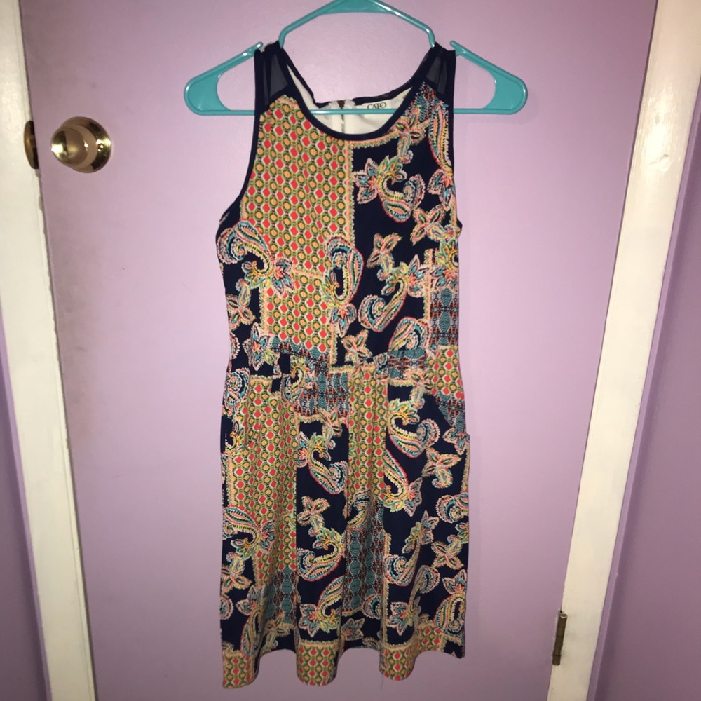 Patterned girls Cato dress size 14/16
